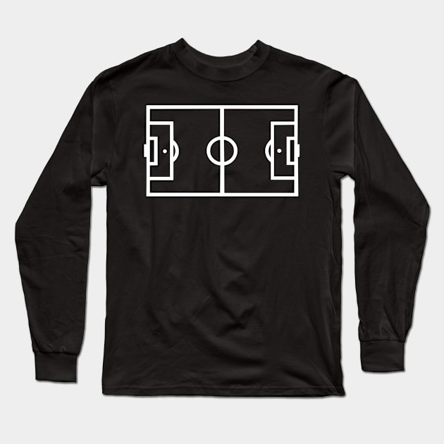 Soccer field Long Sleeve T-Shirt by Designzz